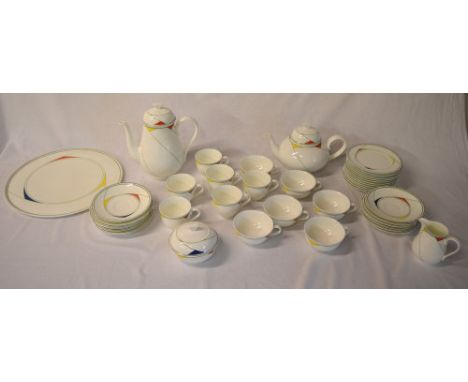 Villeroy & Boch limited edition 'Trio' pattern Art Deco style tea & coffee service