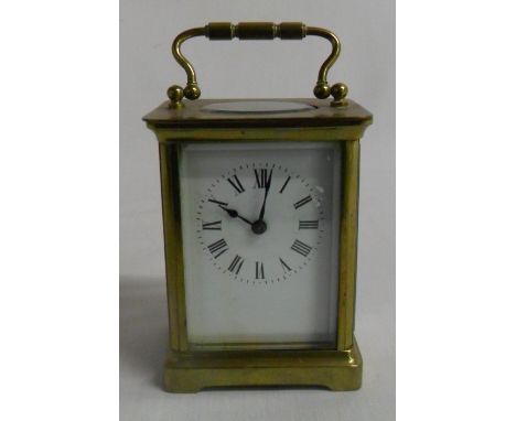 Brass carriage clock