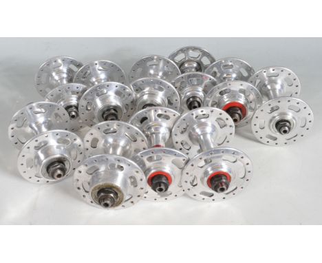 Vintage Bicycle and Spares -&nbsp;A collection of retro vintage 1980s front and backs hub sets. Collection includes Alpin. Ex