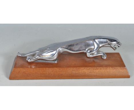 Early Type 2 Jaguar Mascot - an original vintage Jaguar car radiator mascot - Type 2 (early version). This version sitting mu