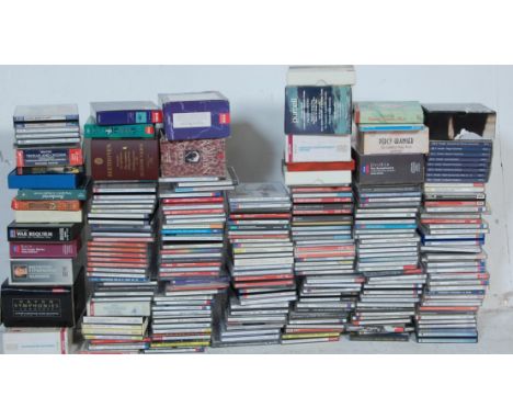 A large and extensive collection of vintage 20th century classical music cd / compact discs to include Paganini. Carl Nielsen