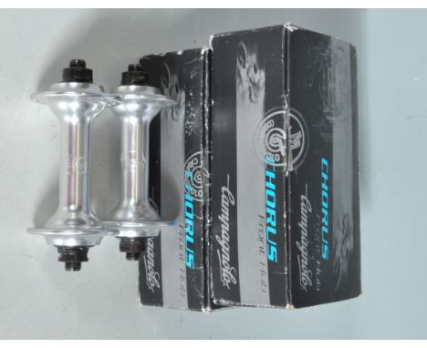 Vintage Bicycle and Spare. Two boxed original Campagnolo Chorus bicycle front hubs - 36 hole&nbsp; 99 model. Comes in origina
