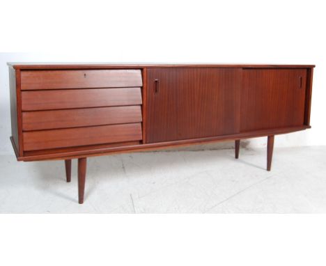 Elliots Of Newbury - EON - An original 20th Century retro vintage high end British design teak wood sideboard credenza. The s