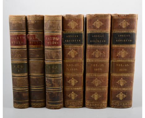 William Paley, The Works, New Edition, in four vols, London 1838; Thomas Brown, A Manual of Modern Farriery, London circa 183