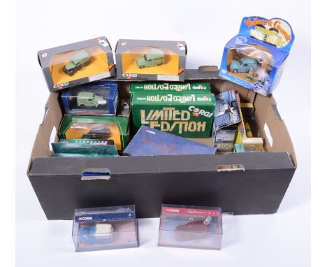 Corgi diecast models; a collection of modern models to include Wallice and Grommit, James Bond, Only Fools and Horses, and ot