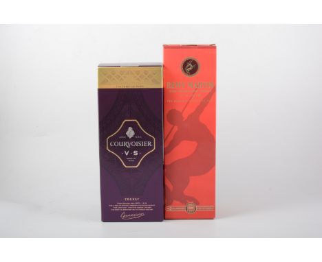 Two bottles of Cognac: Courvoisier, VS, 70cl, 40%; Remy Martin, VSOP, 70cl, 40%; both in cartons (2)