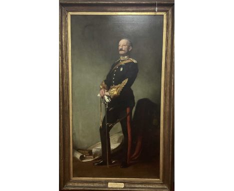 Portrait of Colonel Sir Charles Allen VD JP, a famous captain of industry in Sheffield as Chairman of Bessemer &amp; Co Ltd. 