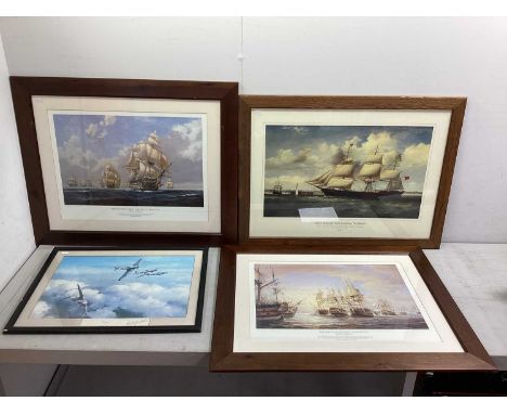 After S Francis Smitheman (1927-2016). *ARR 'The Battle Of The Nile, 1 August 1798' &amp; 'HMS Victory Leading the Line At Tr