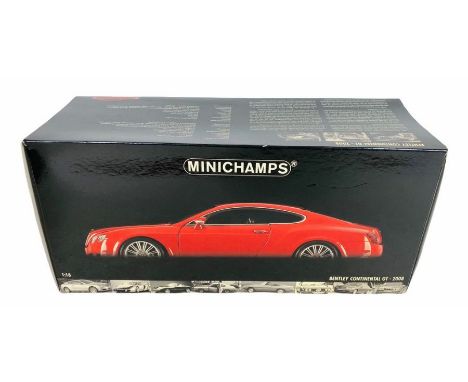 Minichamps 1:18 Scale Bentley Continental GT 2008 - Die Cast - Boxed&nbsp;