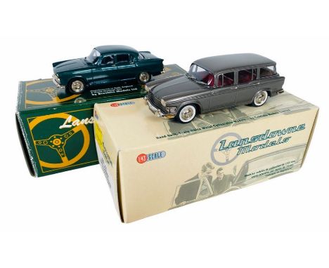 2x Lansdowne Models 1/43 Scale Models LDM16A Super Snipe &amp; LDM.13AA Humber Sceptre - Boxed&nbsp;