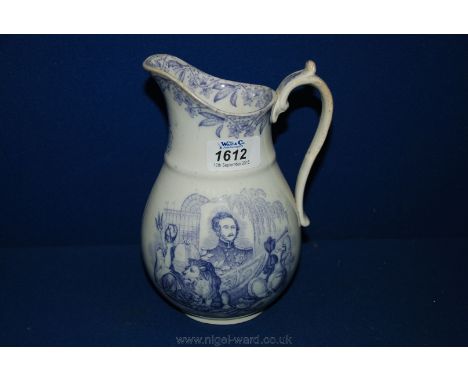 A Swansea Jug with portrait of Prince Albert