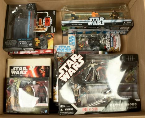 Hasbro Star Wars quantity of modern collectables, includes: Hasbro Disney Star Wars The Force Awakens Sidon Ithano and First 