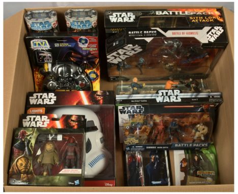 Hasbro Kenner Star Wars quantity of modern collectables, includes: Hasbro Star Wars The Vintage Collection Senate Guard; Hasb