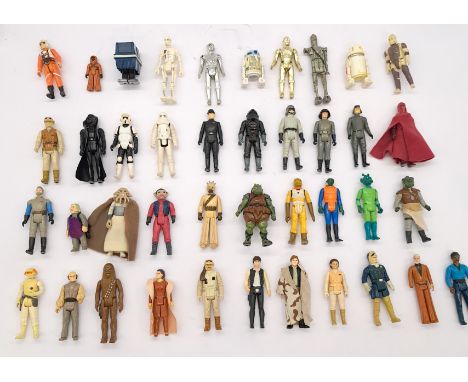 Quantity of loose Kenner Star Wars Vintage 3 3/4" Action Figures (Incomplete) Includes Greedo, Darth Vader, Bespin Princess L