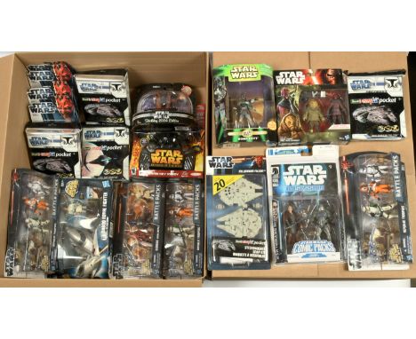 Star Wars quantity of modern collectables, includes: Hasbro Disney The Force Awakens 3 3/4" figure pack Sidon Ithano and Firs