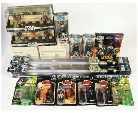 Hasbro Star Wars quantity of modern collectables, includes: Hasbro Star Wars The Vintage Collection Zam Wesell, Obi-Wan Kenob