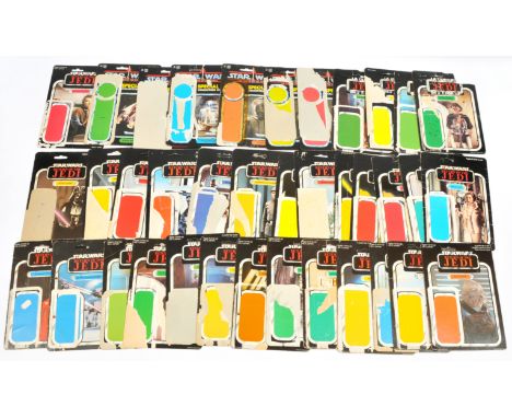 Quantity of Palitoy/Kenner Star Wars Return of the Jedi &amp; The Power of the Force Vintage 3 3/4" Action Figure Card Backs 