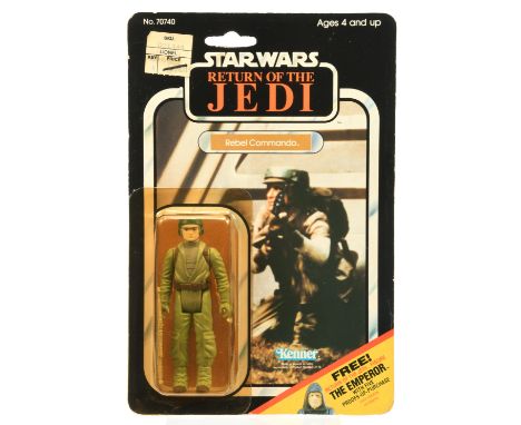 Kenner Star Wars vintage Return of the Jedi Rebel Commando 3 3/4" figure, Excellent to Excellent Plus, within Good Plus (yell