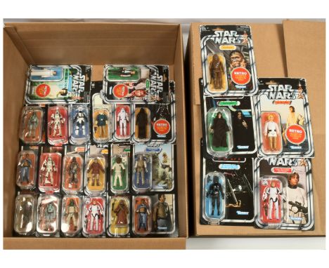 Hasbro Star Wars Vintage Collection and Retro 3 3/4" figures x 25, all within Excellent to Near Mint sealed packaging.