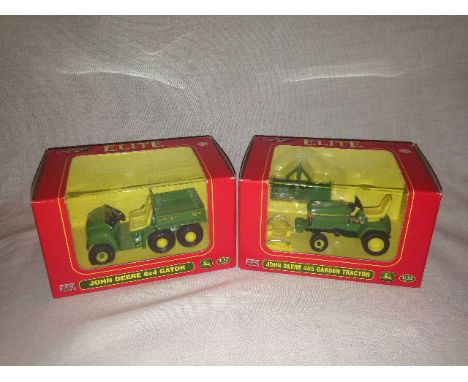 BRITAINS - JOHN DEERE GATOR 6x4 (40556) AND JOHN DEERE 455 GARDEN TRACTOR (40555)