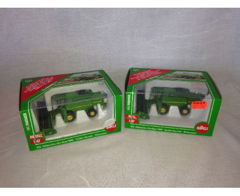 SIKU - 2 x JOHN DEERE 9680i (1876) SCALE 1:87
