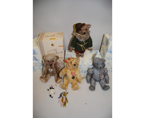 Group of six Steiff boxed teddy bears, 682940, 682674, 682681, 034527, 04510 and 408007 