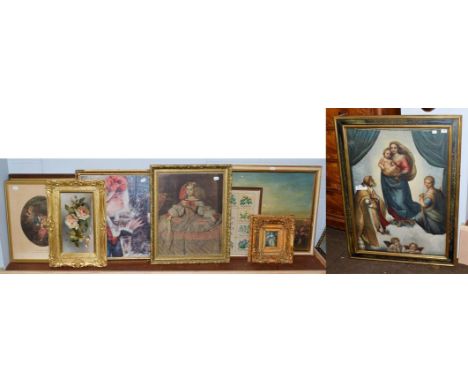 After Henry Alken, (1785-1851) The first steeple chase on record, four plates, print, together with a further quantity of pic