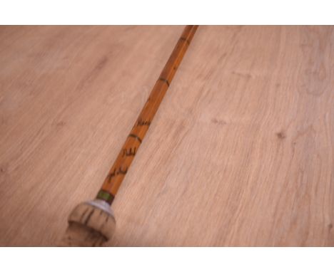 A Hardy 2pc 7ft 6in split cane fly rod Wanless Palakona
all original rings are present with some minor surface corrosion, par