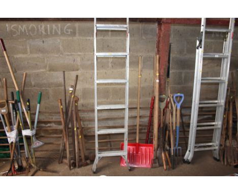 An aluminium ladder