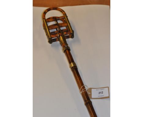 VICTORIAN BAMBOO SHOOTING STICK