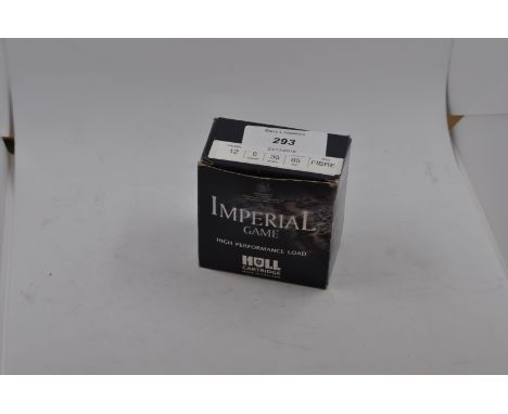 25 IMPERIAL GAME CARTRIDGES 12GSHOTGUN LICENCE REQUIRED TO PURCHASE THIS ITEM