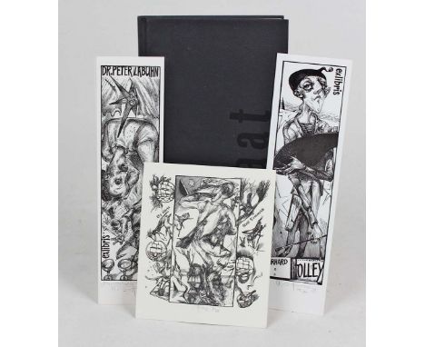 Karl-Georg Hirsch. Exlibris Vorzugs-Ausgabe Hofstaat. Eine Exlibris-Folge. mit dem Werkverzeichnis aller Exlibris bis 1999 mi