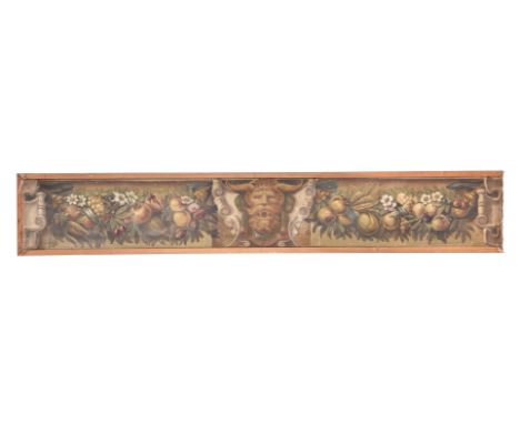 Italian School (19th century)   Architectural Pastiche   Oil on canvas 34 x 225cm (13¼ x 88½ in.)