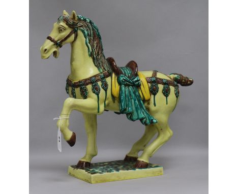 A Chinese ceramic horse height 42cm