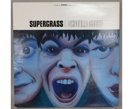 A collection of first press Britpop LPs including Blur, Manic Street Preachers and SupergrassAll Uk 1st press editions, VG to