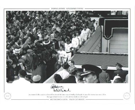 Graham Williams Signed West Bromwich Albion 1968 Fa Cup Winners 12X16 Autographed Edition Photo Good condition. All items com