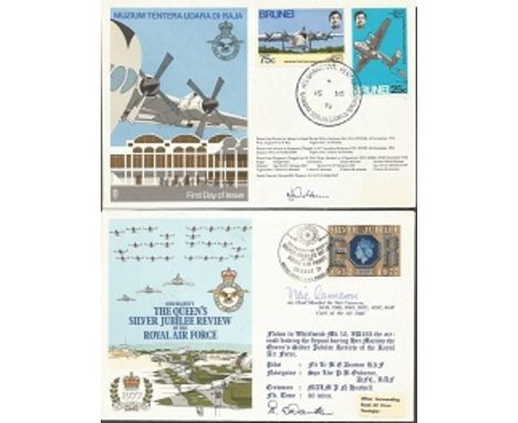 RAF cover collection 18 covers from across many series with 6 VIP signed inc Great War ace K Turnbull, ACM N Cameron DSO DFC,