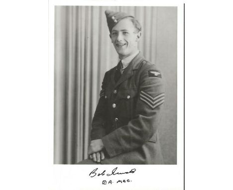 Sqn. Ldr. Robert Alexander Innes WW2 Battle of Britain pilot signed 7 x 5 black and white portrait photo. Limited edition of 