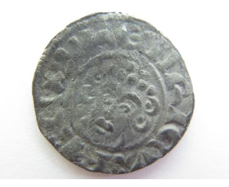 John silver penny, Short Cross Type, reverse reads:- +GIFREI.ON.NOR, Norwich Mint, moneyer Gifrei, dull with slightly rough '