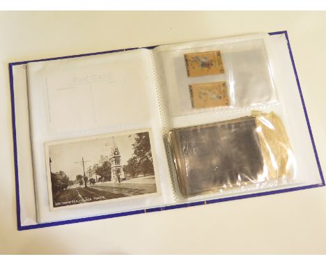 Small original collection in purple album, R/P's & naval noted (approx 33 cards)