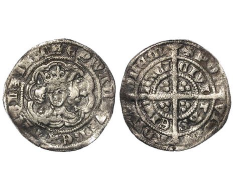 Edward III silver halfgroat, York Mint, Fourth Coinage [1351-1377], Pre-Treaty Period [1351-1361], Class D [1352-1353], 'R' w