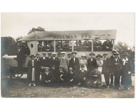 Felixstowe, Pullman car, motor coach with passengers R/P   (1)