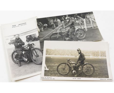 Speedway, R/P's Dick Case, George Newton, Syd Jackson   (3)