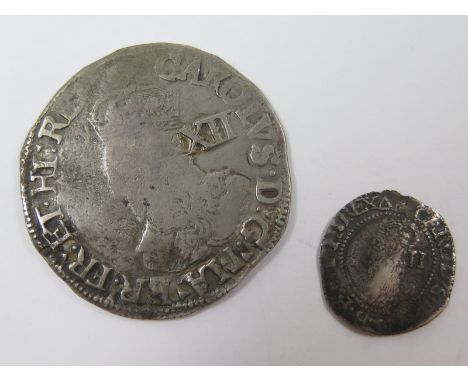 Charles I, silver shilling, Tower Mint under Charles I [1625-1642], mm. tun [1636-1638], Spink 2791, full and round, portrait