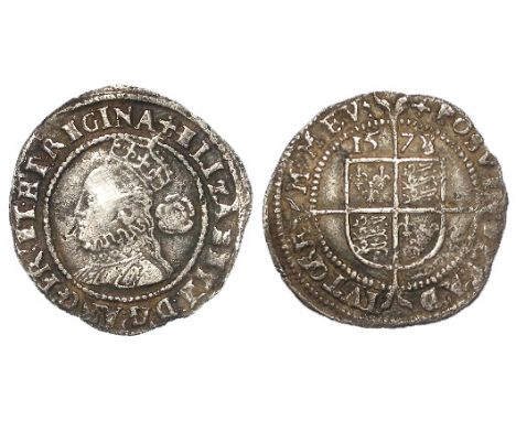Elizabeth I silver threepence Fifth Issue [1578-1582] mm. Greek Cross [1578-1579] and dated 1578, Spink 2573, a few light scu