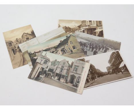 Dorset, small collection better cards, R/P's, shop front, etc   (7)