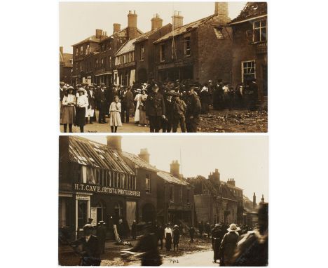 Norfolk, Dereham, disaster, fire at H T Cave R/P's   (2)
