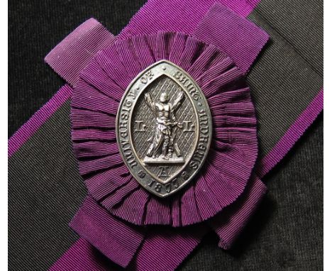 Scottish Academic Medal: University of St. Andrews silver Lady Literate at Law (presented to women prior to law degrees) tone