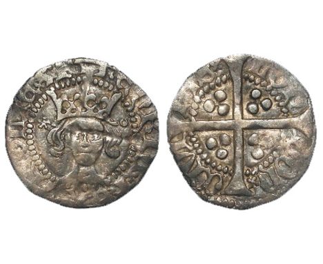 Henry V silver penny of London, Class C with mullet and broken annulet by crown, Spink 1778, found near Needham Market, Suffo