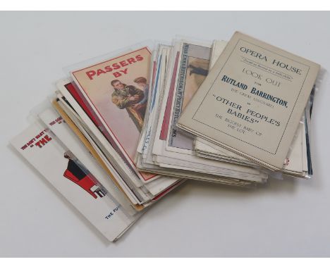 Theatre Advertising by David Allen, posters etc original collection, plays titled O - R   (approx 96 cards)